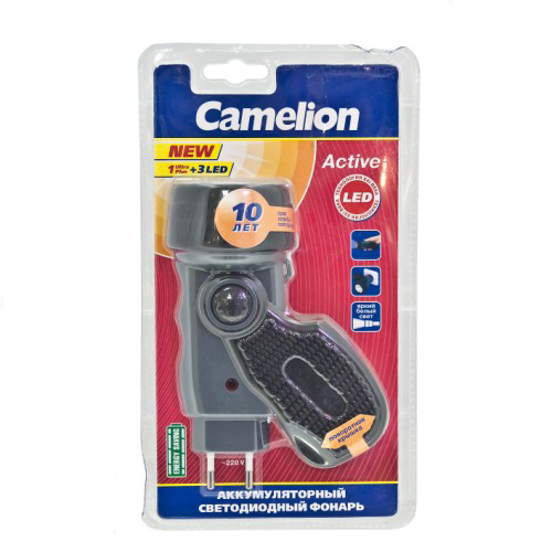 ������ C-2802 6 LED GREY/BLACK 15�� � ������������� 220V CAMELION /1/6/48