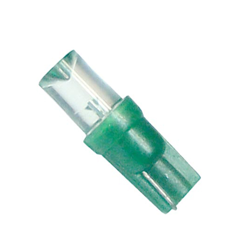 ��������� W1.2W (W2*4.6d) LED CONE GREEN 24V MEGAPOWER /100/1000