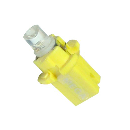 ��������� BAX1.2W (W2*4.6d � �������� B8.5d) LED CONE YELLOW 24V MEGAPOWER /100/1000