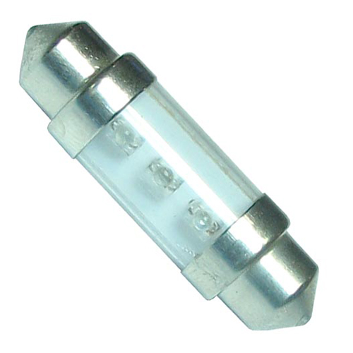 ��������� C10W (SV8.5/8) 36�� 3 LED WHITE 24V MEGAPOWER /100/1000 HIT