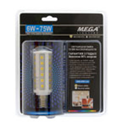 ����� ������������ MS-0195-E14 CLEAR NEUTRAL WHITE 41 SMD LED 6W=75W ���� ��������� 300� (108��, ?34��) 170-240V MEGA LIGHTING /1/10/20