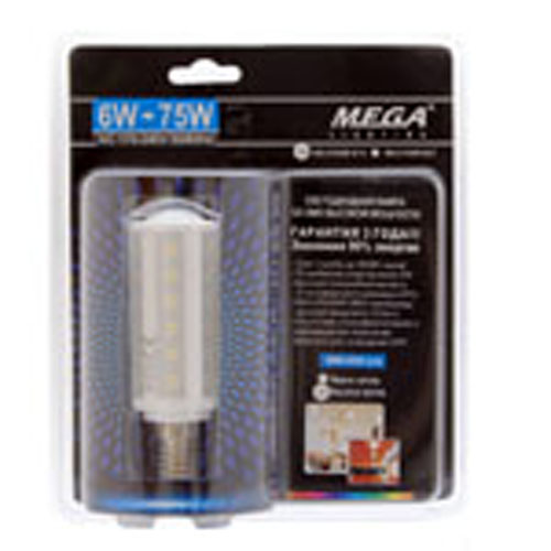 ����� ������������ MS-0195-E14 MILKY NEUTRAL WHITE 41 SMD LED 6W=75W ���� ��������� 300� (108��, ?34��) 170-240V MEGA LIGHTING /1/10/20
