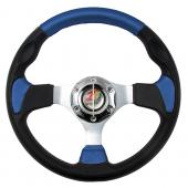 Рулевое колесо CL-583 BLUE 320мм кожа D1 TECHNIK /1/10 OLD