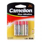 Батарейка AAA: LR03-BC4 ALKALINE PLUS 1,5V CAMELION /4/48/1152 HIT