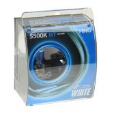  H7 (55) PX26d SUPER WHITE 5500K (2) 12V HNG /1/5/50 NEW