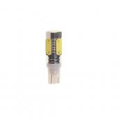  T10W (W2,1x9,5d) 4 SMD MEGA WHITE 6000K 300   12V MEGAPOWER /10 /100