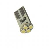  T10W (W2,1x9,5d) 4 SMD 3528WHITE 6000K 72   12V MEGAPOWER /10 /100