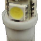  T10W (W2,1x9,5d) 4 SMD 5050 WHITE 6000K 80  24V MEGAPOWER /10 /100