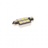  C5W (SV8,5) 6 SMD 5050 WHITE 6000K 41    CANbus 120  24V MEGAPOWER /10 /100