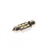  C5W (SV8,5) 6 SMD 2835 WHITE 6000K 31 90  24V MEGAPOWER /10 /100