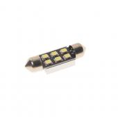  C5W (SV8,5) 6 SMD 2835 WHITE 6000K 36 90  24V MEGAPOWER /10 /100