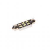  C5W (SV8,5) 6 SMD 2835 WHITE 6000K 39 90  24V MEGAPOWER /10 /100