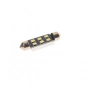  C5W (SV8,5) 6 SMD 2835 WHITE 6000K 41    CANbus 90  24V MEGAPOWER /10 /100