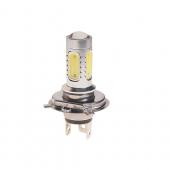  H4 (P43t) 5 SMD MEGA WHITE 6000K 650 12V MEGAPOWER /10/100