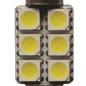  C10W (SV8,5) 6 SMD 5050 WHITE 6000K 39 120   12V MEGAPOWER /10 /100