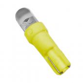  W1.2W (W2*4.6d) LED ROUND YELLOW 12V MEGA ELECTRIC /1000