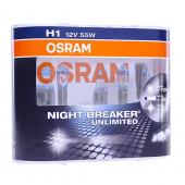  H1 (55) P14.5s+110% NIGHT BREAKER UNLIMITED (, 2) 12V OSRAM /1/10 NEW
