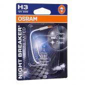  H3 (55) PK22s+110% NIGHT BREAKER UNLIMITED () 12V OSRAM /1/10 NEW