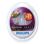  H1 (55) P14.5s NIGHT GUIDE (2) 12V PHILIPS /1/5 OLD