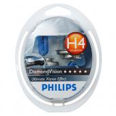  H4 (60/55) P43t-38 DiamondVision 5000K (2) 12V PHILIPS /1/5/30 HIT