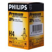  H4 (60/55) P43t-38+30% PREMIUM 12V PHILIPS /1/10/100 HIT