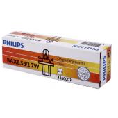  BAX2W    (BAX8.5d/2) 12V PHILIPS /10/200