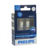  T10W (W2.1x9.5d) X-tremeVision LED  4000K (,2) 12V PHILIPS /1/10