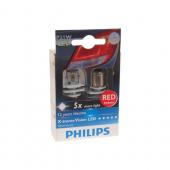  P21W (BA15s) RED X-tremeVision LED  (,2) 12/24V PHILIPS /1/10 OLD