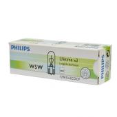  W5W (W2.1*9.5d) LongLife EcoVision 12V PHILIPS /10/200 NEW