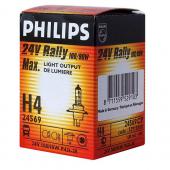  H4 (100/90) P43t-38 RALLY 24V PHILIPS /1/10/100 HIT