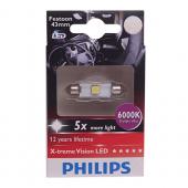  C5W (SV8.5/8) 43 X-tremeVision LED  () 6000K 24V PHILIPS /10/200 OLD