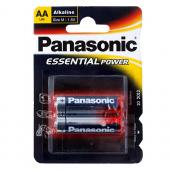 Батарейка AA: LR6-BC2 ALKALINE POWER ESSENTIAL 1,5V PANASONIC /2/24/120
